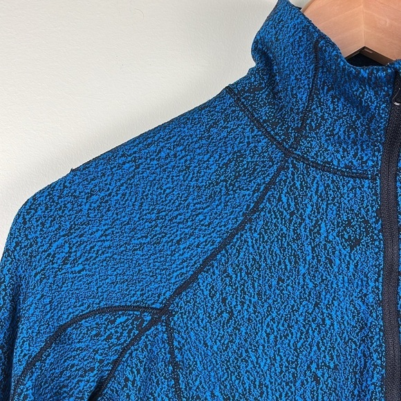 Lululemon Shocking Blue Black Rush Hour 1/2 Zip Sweater - Picture 2 of 15